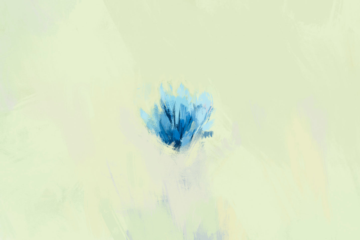 Detail image of a blue-colored flower