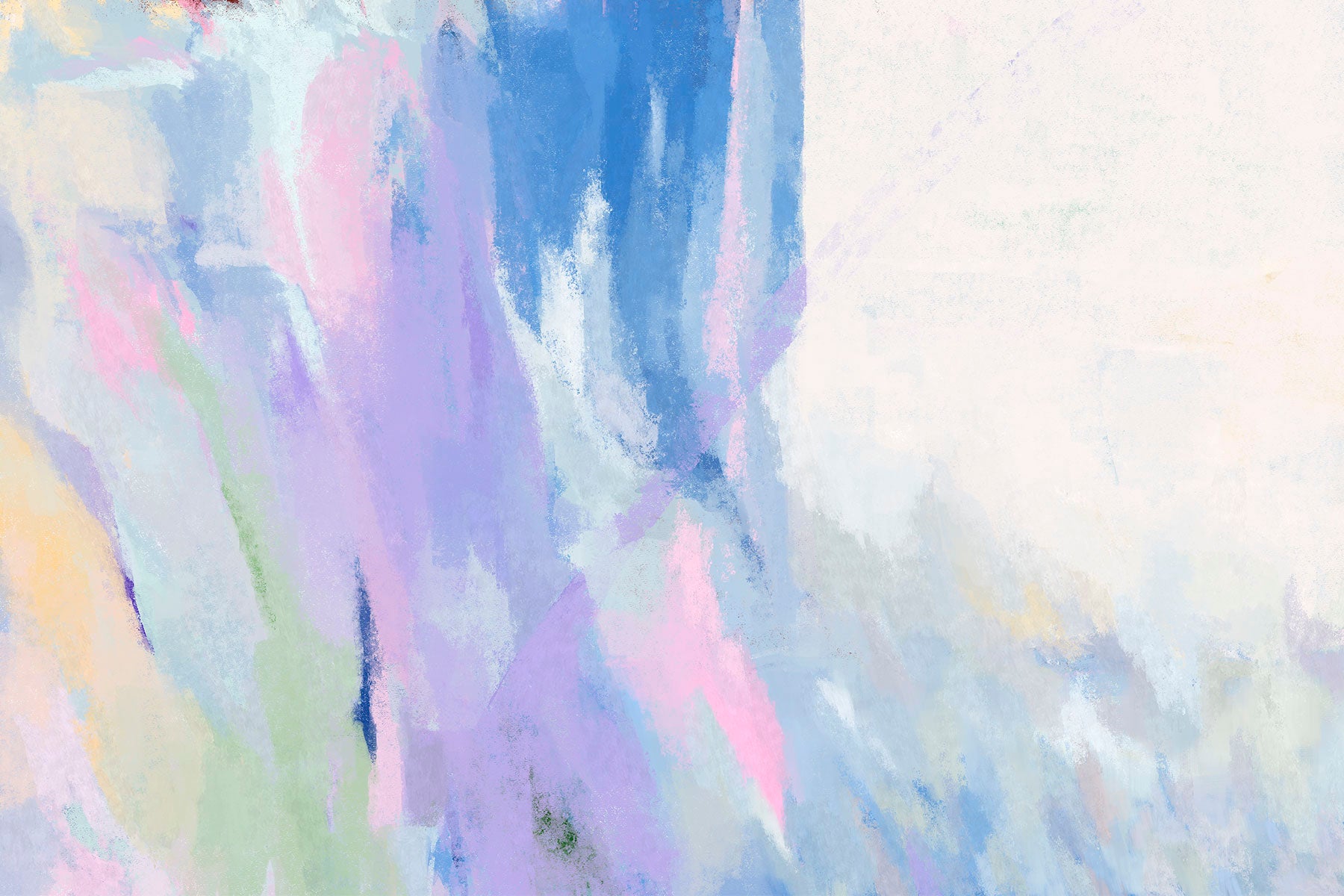 Detail image of painterly brush strokes