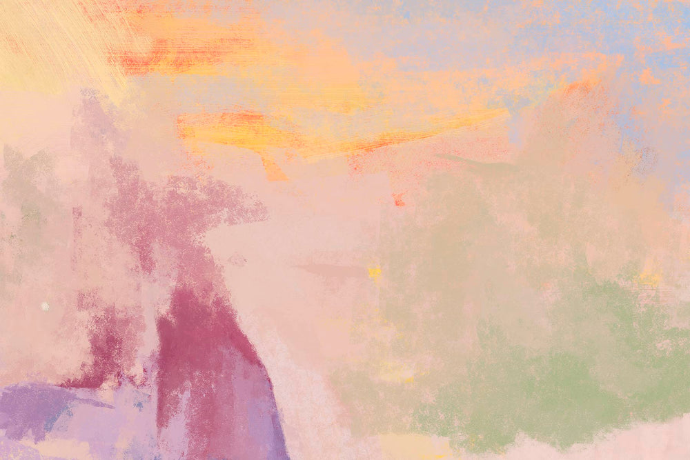 Detail image of painterly brush strokes
