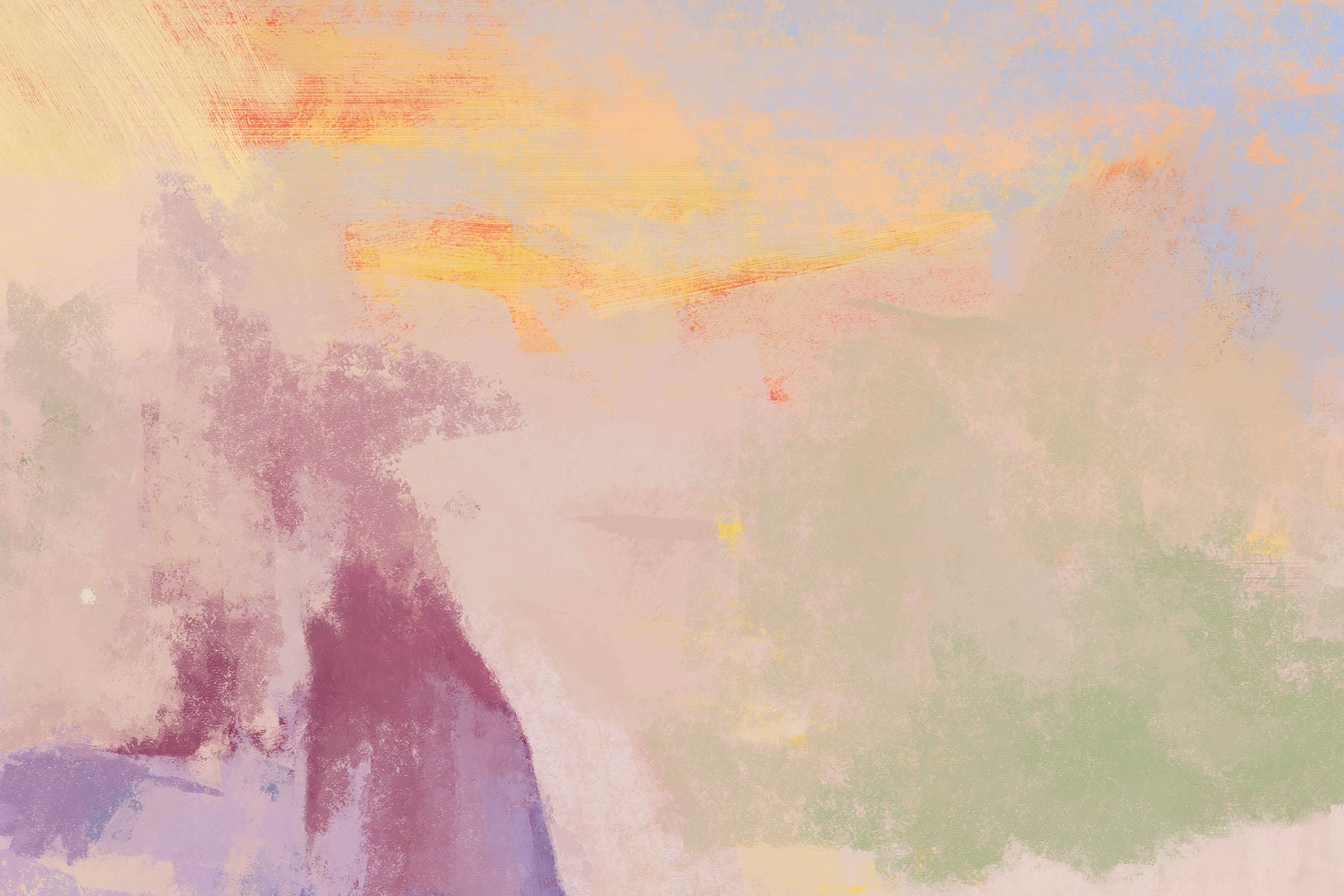 Detail image of painterly brush strokes