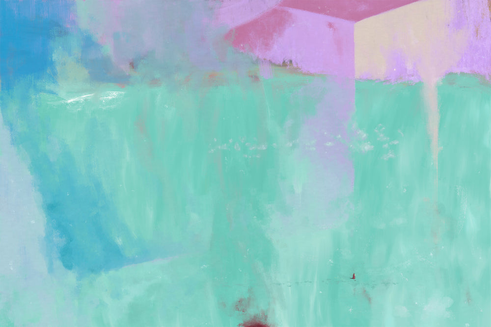Abstract art with pastel colors on a textured surface