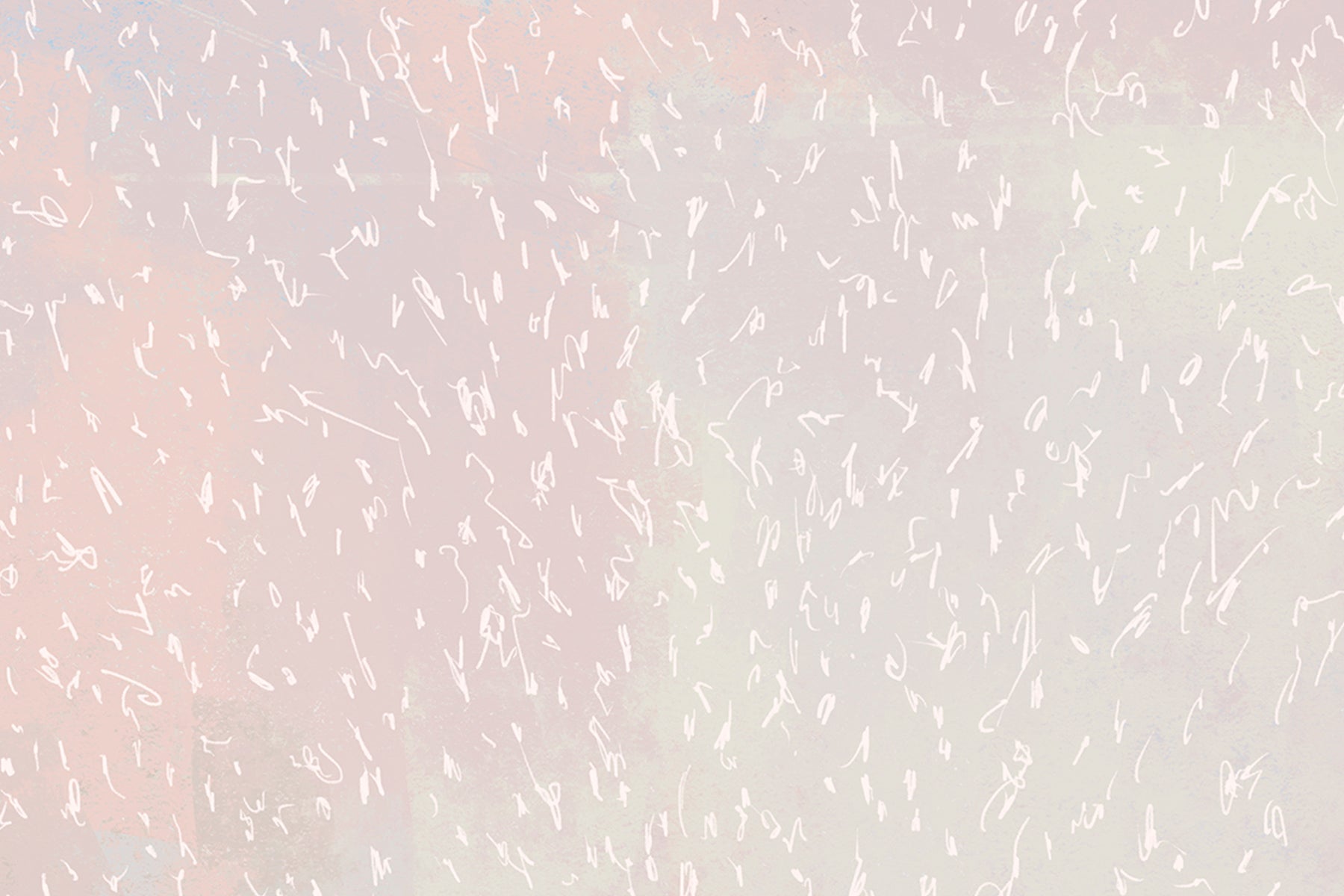 Detail image of flying speckles of snows