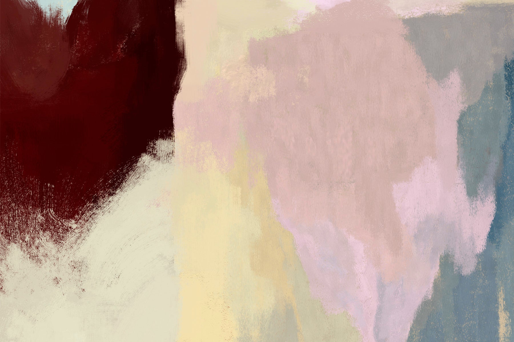 Detail image of painterly brush strokes